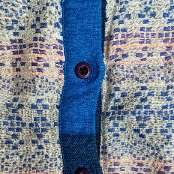 Ace & Jig x Barneys Mixed Media Blue Dress Women’s Small EUC - Picture 13 of 13